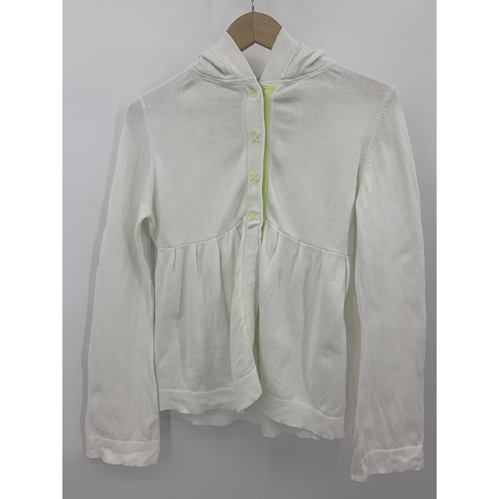 Anthropologie Shea Cardigan Hooded Sweater Size Large Button Front